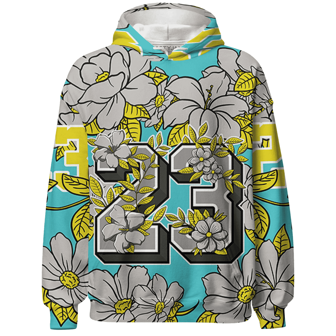 NBL-Cyan-Burst-9060-Hoodie-Match-23-Floral-3D-Flower