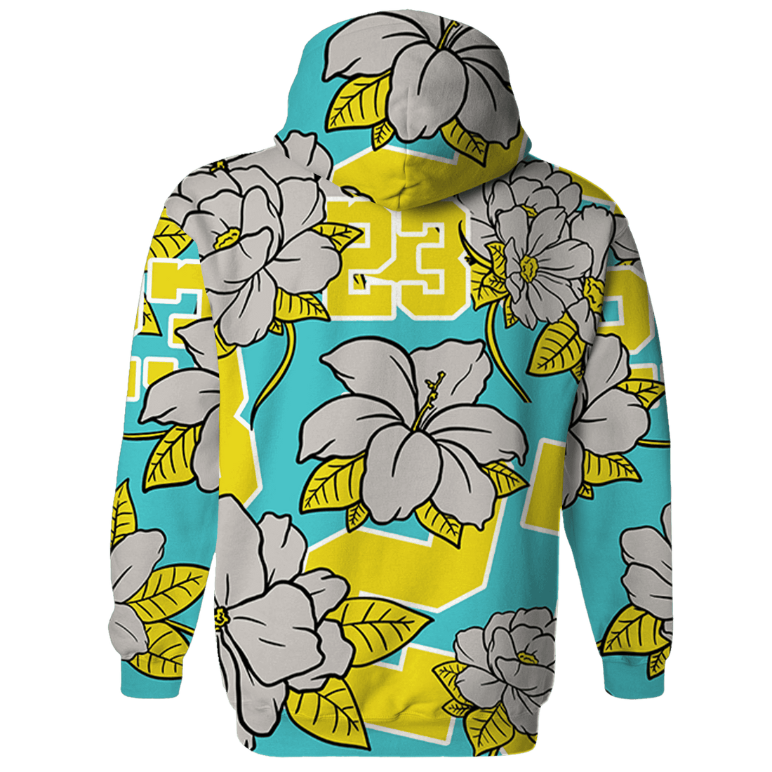 NBL-Cyan-Burst-9060-Hoodie-Match-23-Floral-3D-Flower