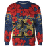 VaporMax-Air-Plus-Midnight-Navy-Gold-Black-Sweatshirt-Match-23-Floral-3D-Flower