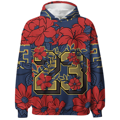 VaporMax-Air-Plus-Midnight-Navy-Gold-Black-Hoodie-Match-23-Floral-3D-Flower