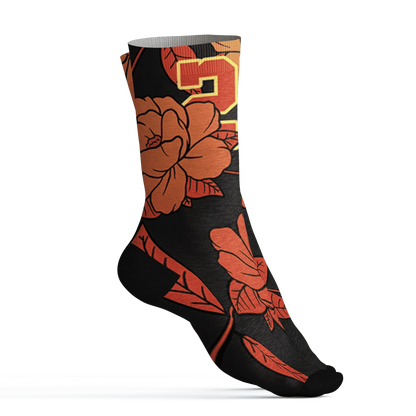 VaporMax-Crimson-Total-Orange-Plus-Socks-Match-23-Floral-3D-Flower
