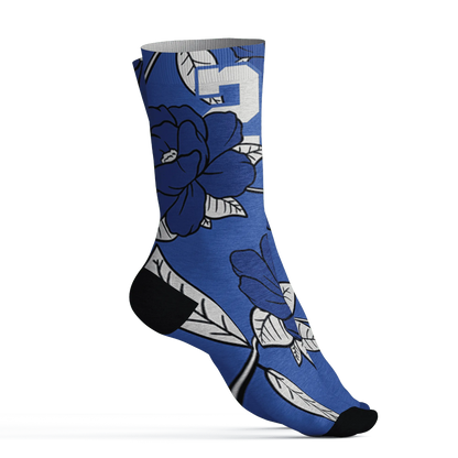 VaporMax-Game-Royal-Blue-Socks-Match-23-Floral-3D-Flower