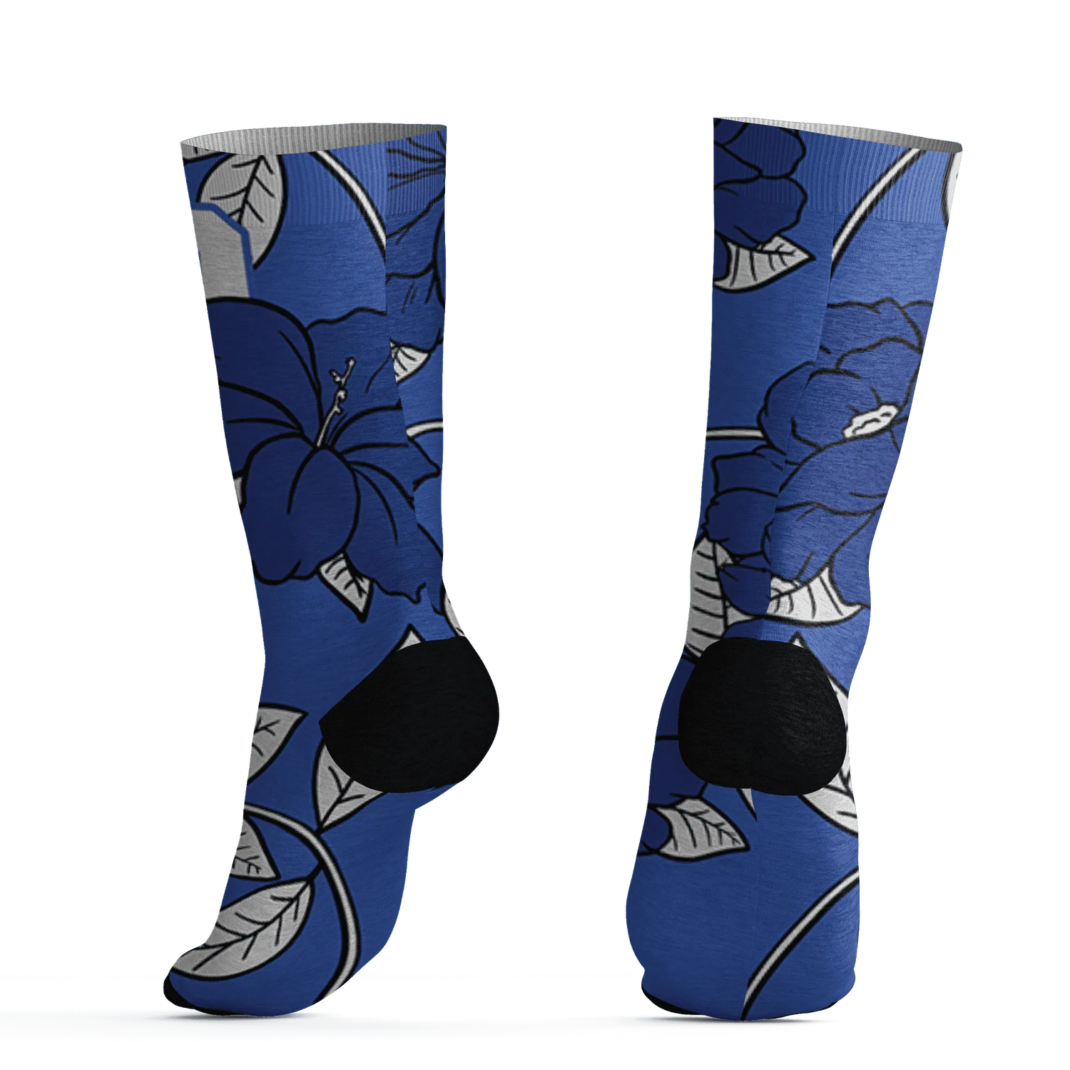 VaporMax-Game-Royal-Blue-Socks-Match-23-Floral-3D-Flower