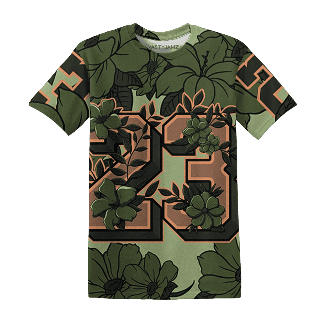 VaporMax-Plus-Alligator-T-Shirt-Match-23-Floral-3D-Flower