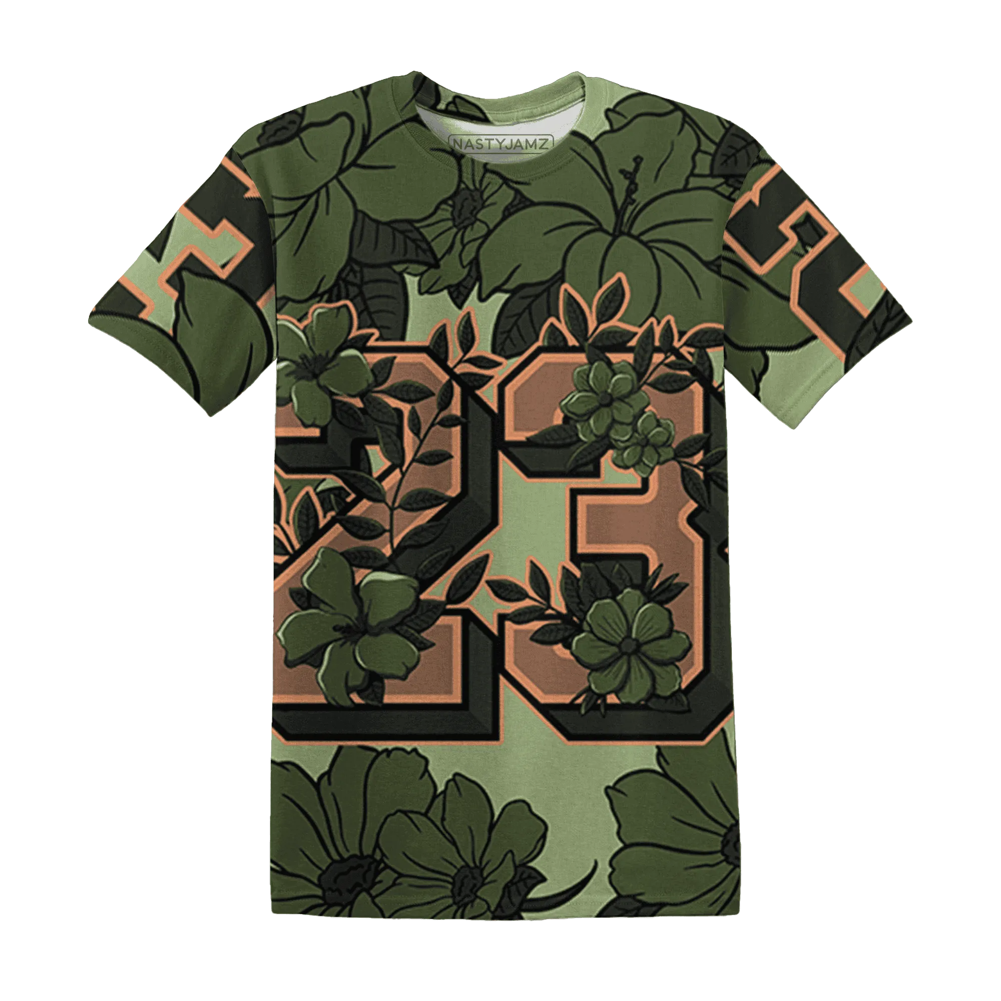 VaporMax-Plus-Alligator-T-Shirt-Match-23-Floral-3D-Flower