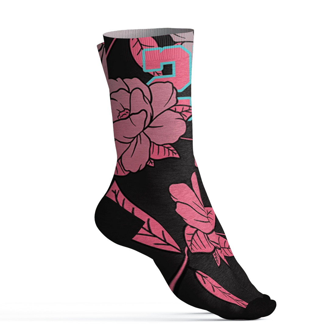 VaporMax-Plus-South-Beach-Socks-Match-23-Floral-3D-Flower