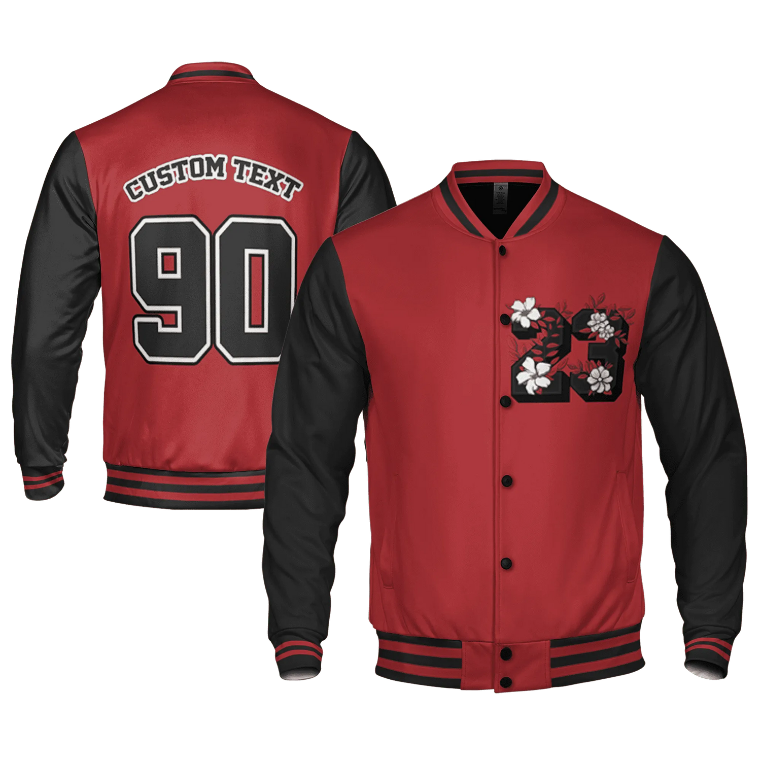 Black-Toe-Reimagined-Red-White-1s-NastyJamz-Varsity-Match-Floral
