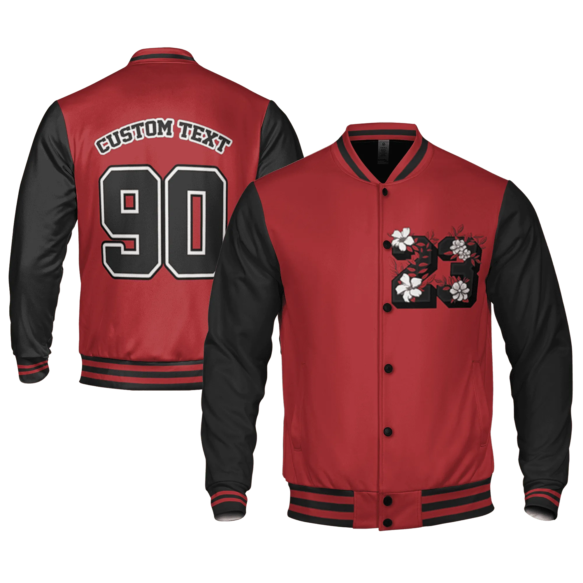 Black-Toe-Reimagined-Red-White-1s-NastyJamz-Varsity-Match-Floral