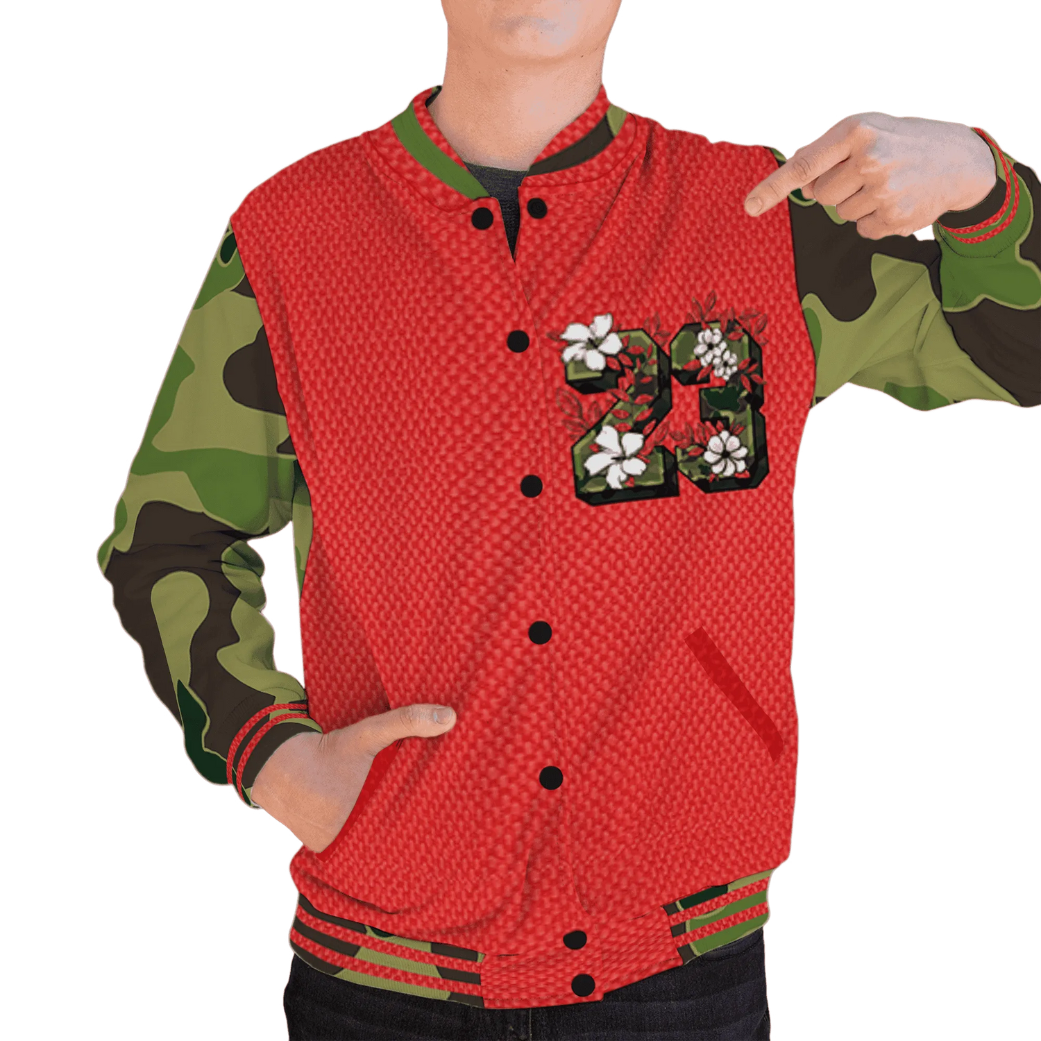 AM-90-Dark-Sage-Solar-Red-NastyJamz-Varsity-Match-Floral