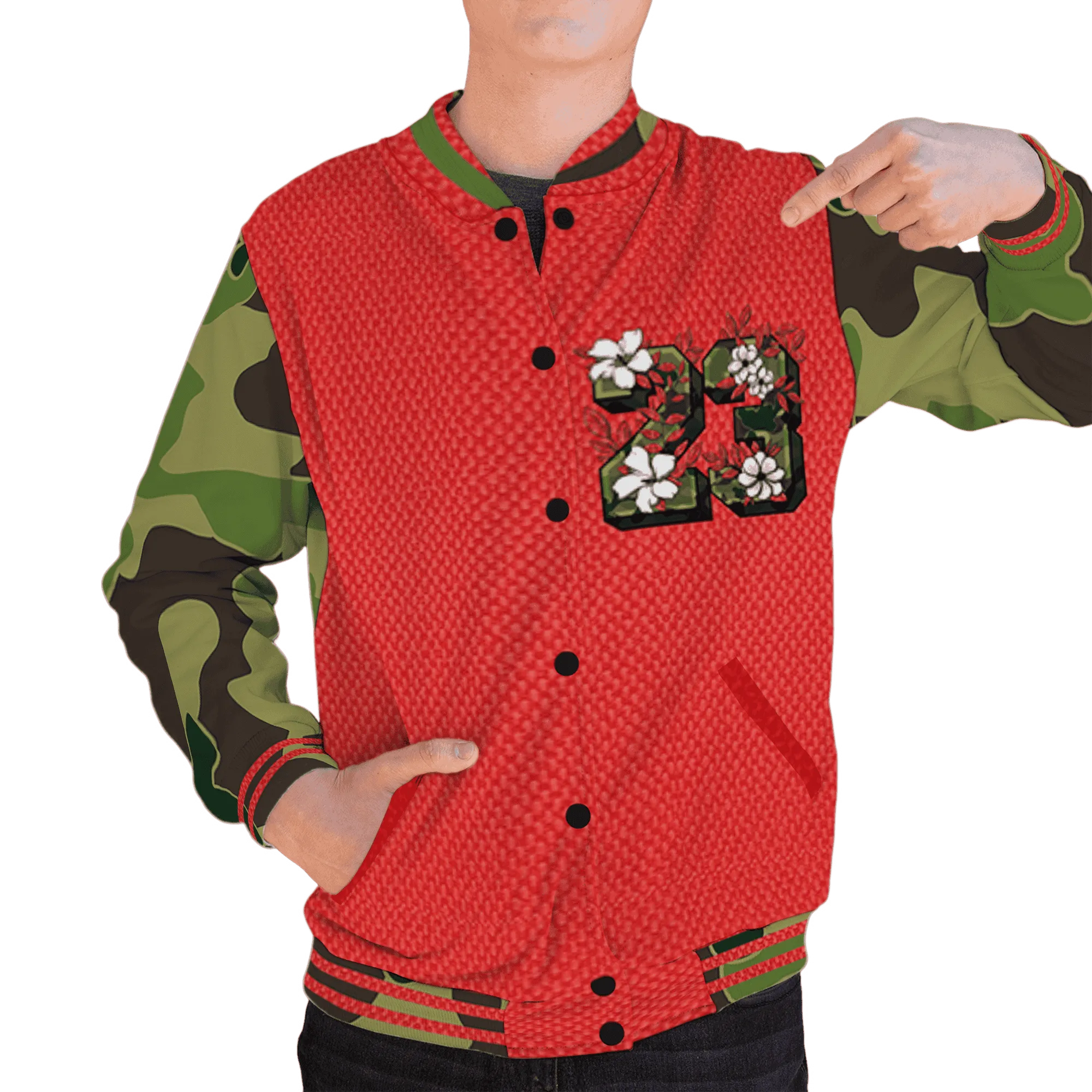 AM-90-Dark-Sage-Solar-Red-NastyJamz-Varsity-Match-Floral