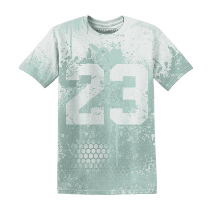 AF-1-Low-Jade-Ice-White-T-Shirt-Match-23-Painted-Graffiti