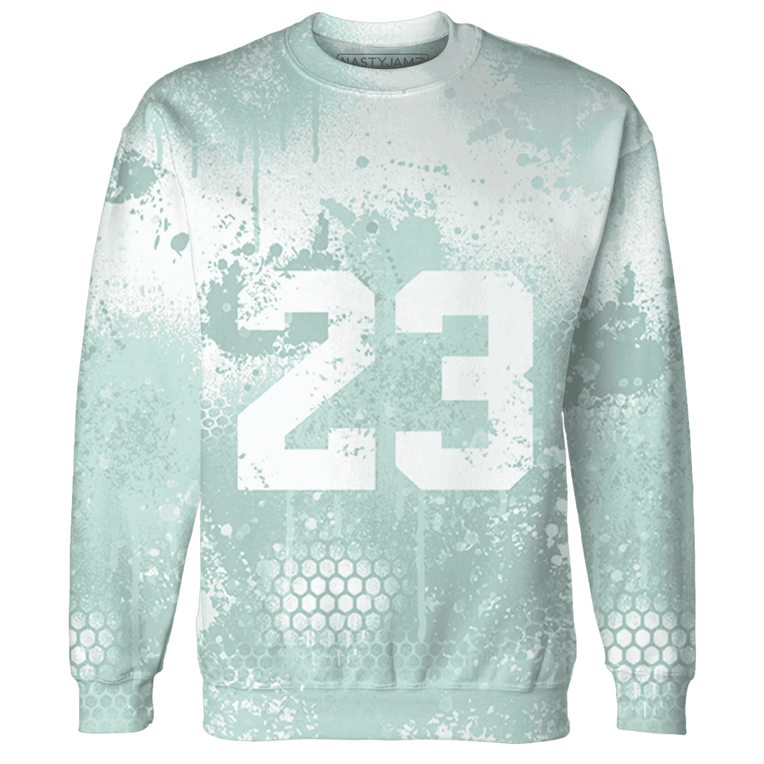 AF-1-Low-Jade-Ice-White-Sweatshirt-Match-23-Painted-Graffiti