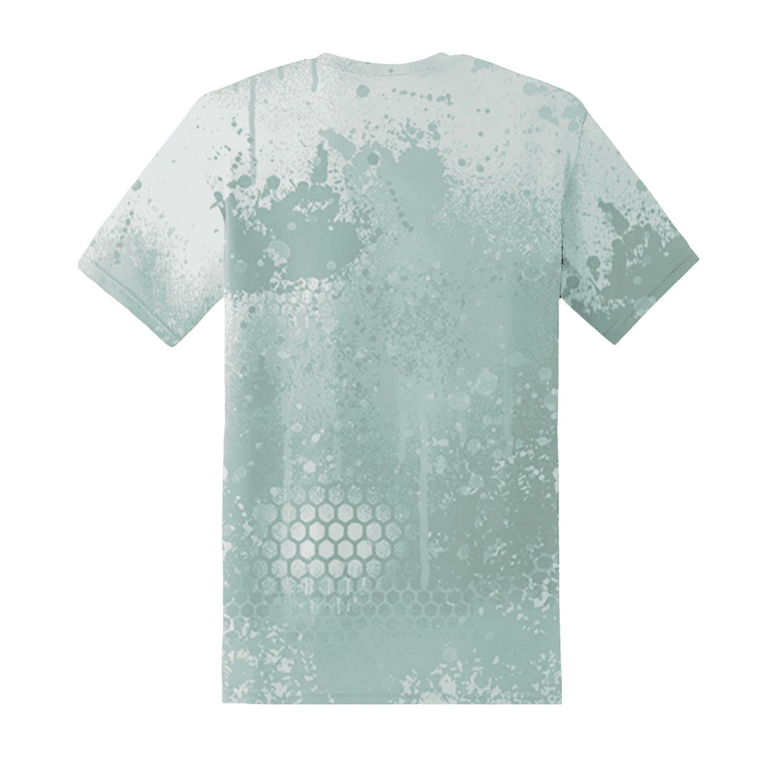 AF-1-Low-Jade-Ice-White-T-Shirt-Match-23-Painted-Graffiti
