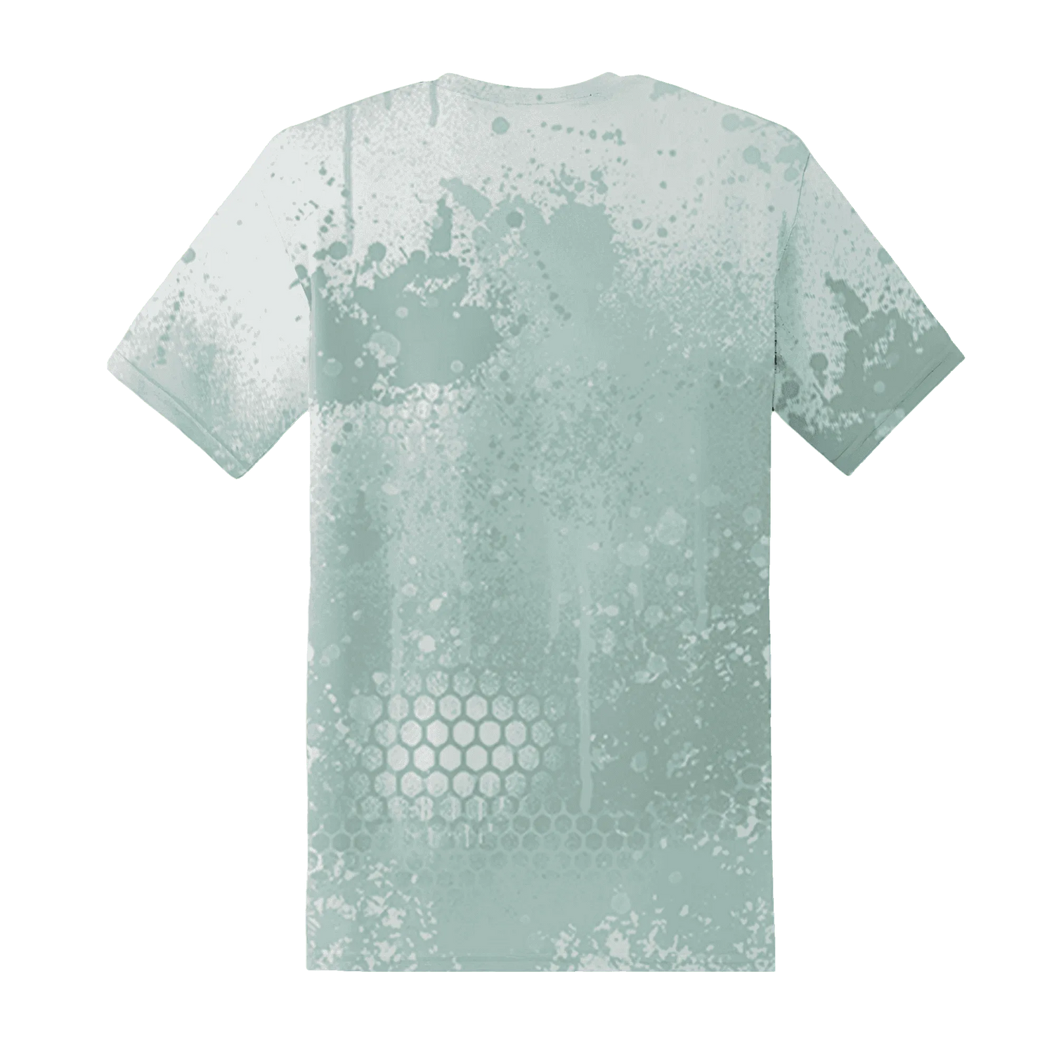 AF-1-Low-Jade-Ice-White-T-Shirt-Match-23-Painted-Graffiti