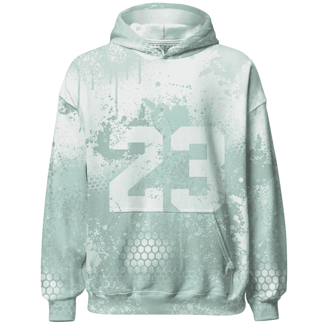 AF-1-Low-Jade-Ice-White-Hoodie-Match-23-Painted-Graffiti