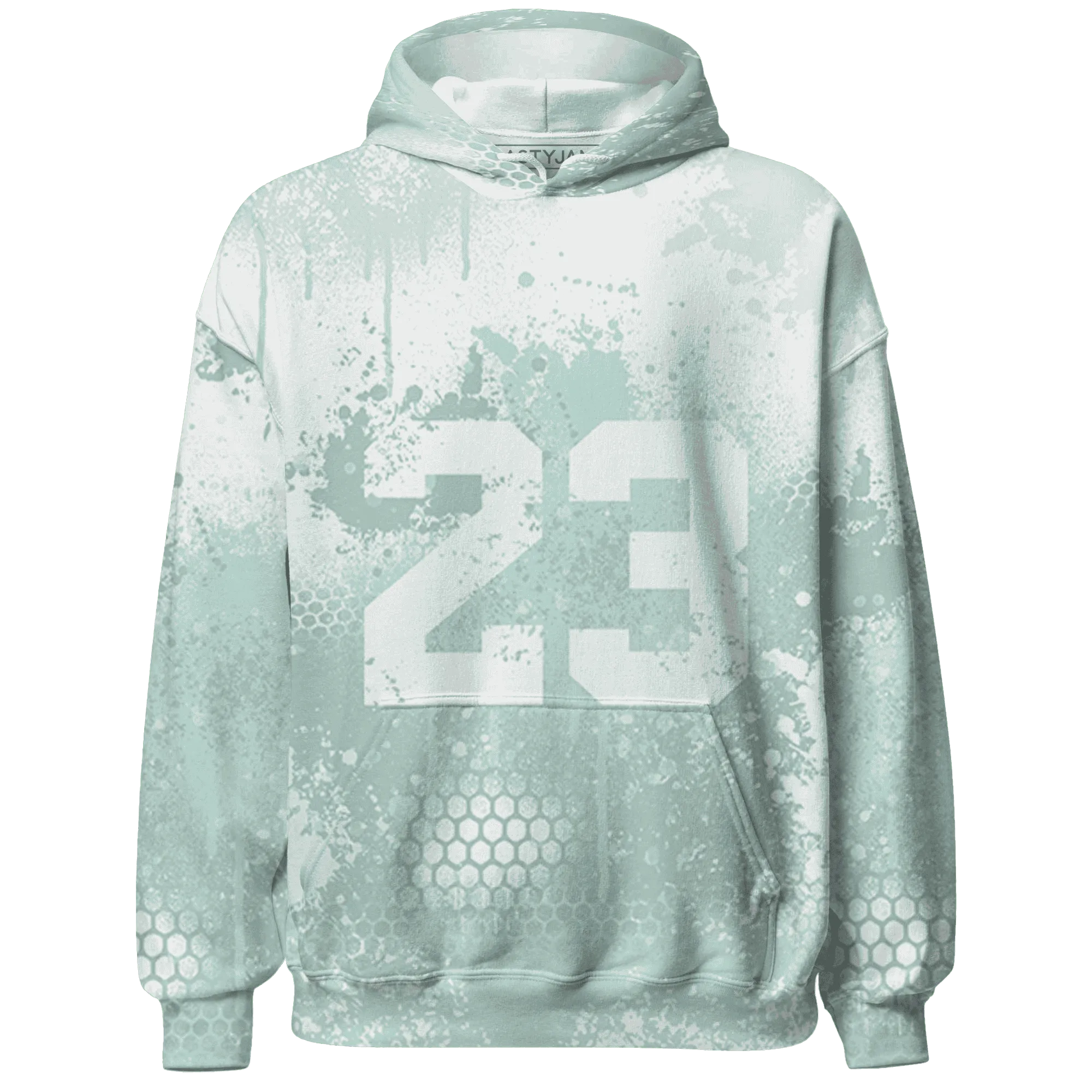 AF-1-Low-Jade-Ice-White-Hoodie-Match-23-Painted-Graffiti