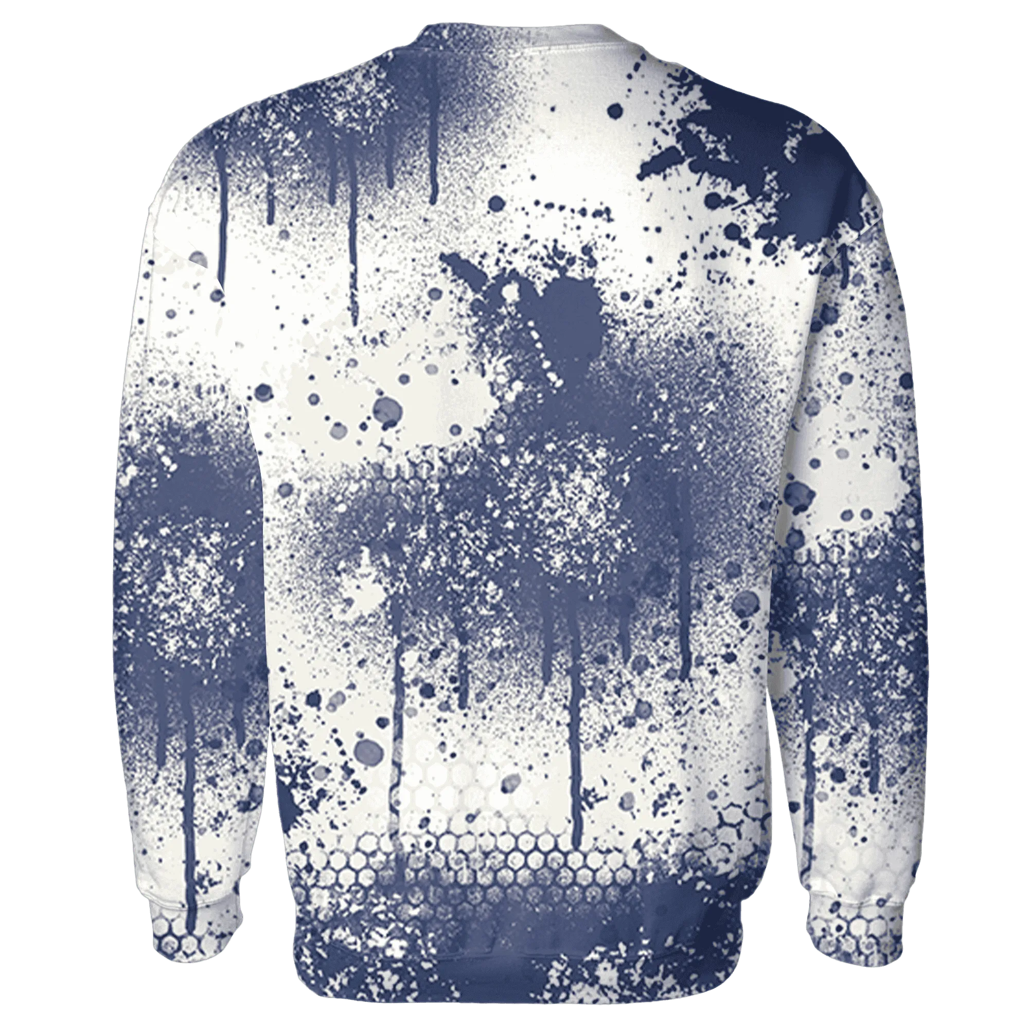 Low-Diffused-Blue-11s-Sweatshirt-Match-23-Painted-Graffiti
