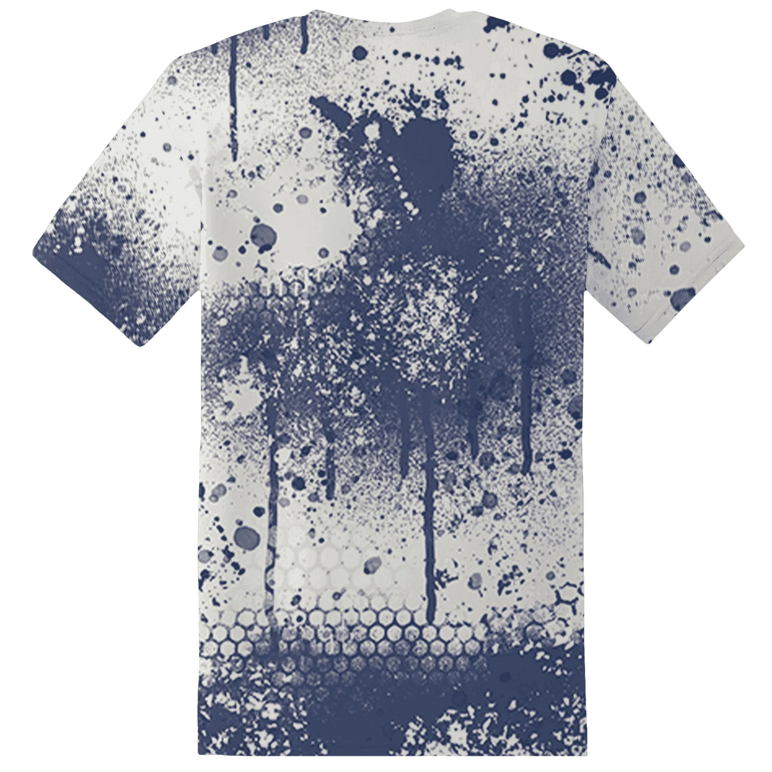 Low-Diffused-Blue-11s-T-Shirt-Match-23-Painted-Graffiti