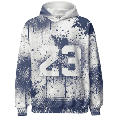 Low-Diffused-Blue-11s-Hoodie-Match-23-Painted-Graffiti