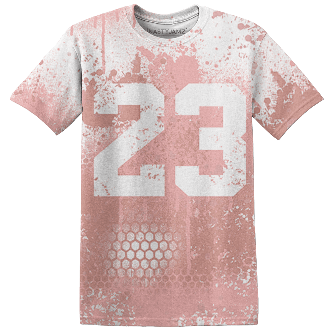 Low Legend Pink 11s T Shirt Match 23 Painted Graffiti - NastyJamz