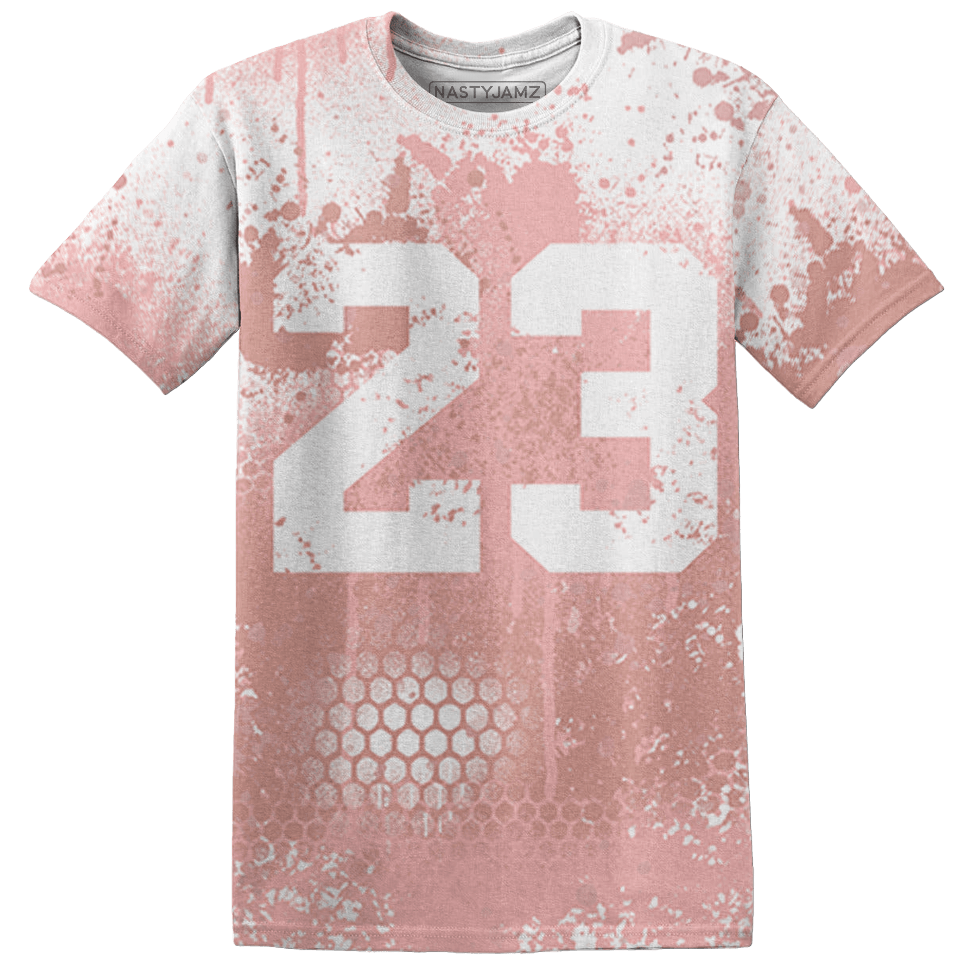 Low Legend Pink 11s T Shirt Match 23 Painted Graffiti - NastyJamz