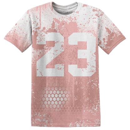 Low Legend Pink 11s T Shirt Match 23 Painted Graffiti - NastyJamz