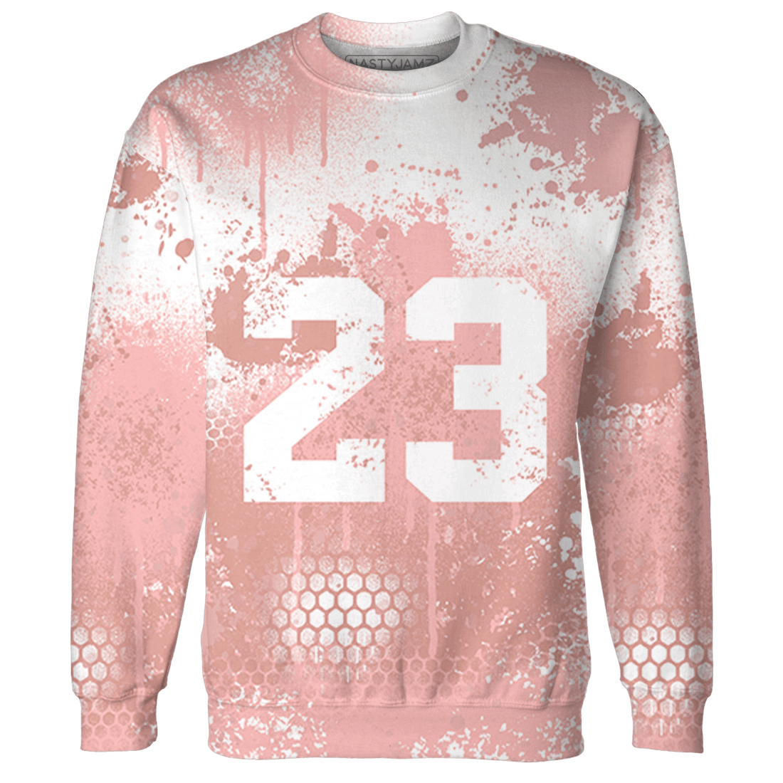 Low Legend Pink 11s Sweatshirt Match 23 Painted Graffiti - NastyJamz