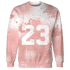 Low Legend Pink 11s Sweatshirt Match 23 Painted Graffiti - NastyJamz