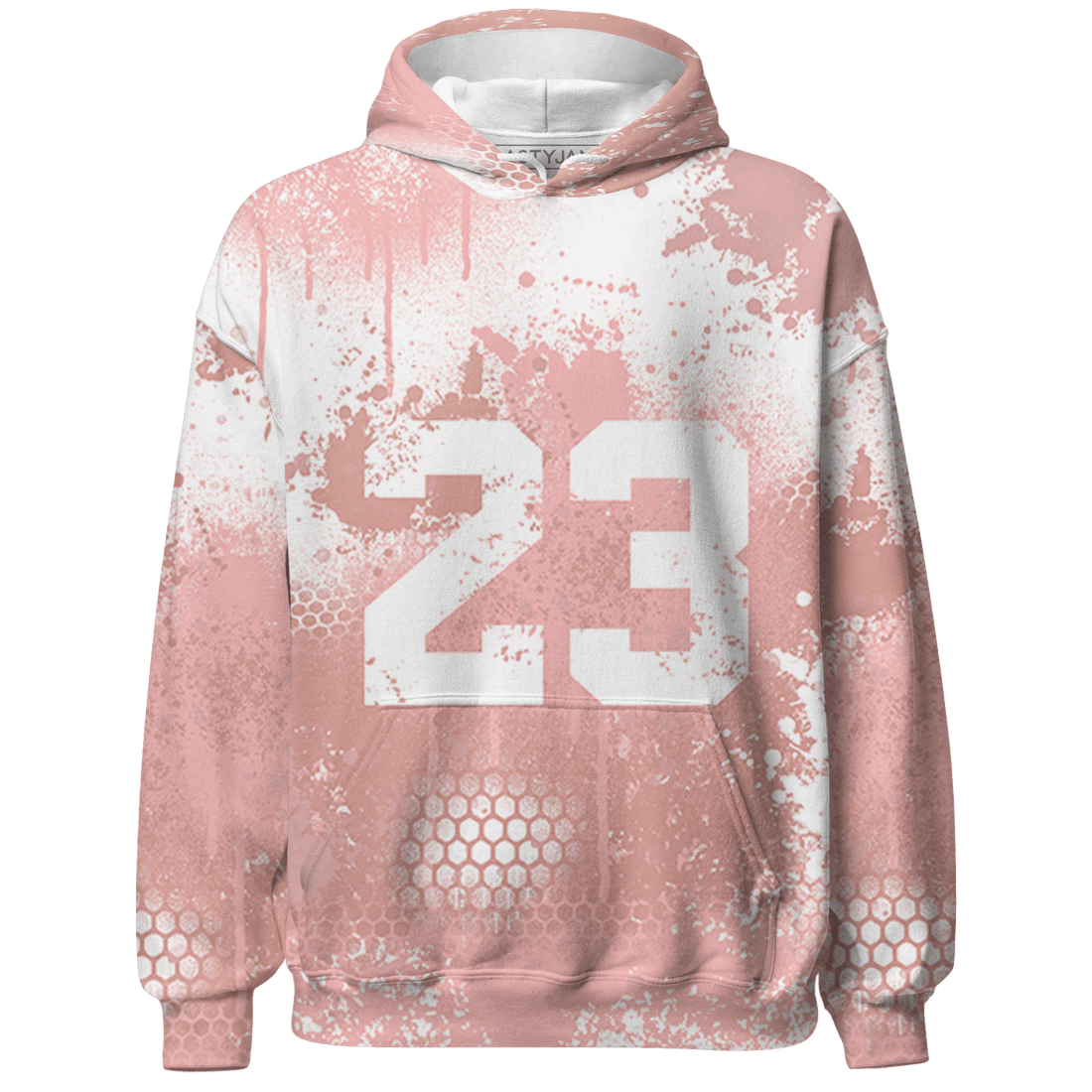 Low Legend Pink 11s Hoodie Match 23 Painted Graffiti - NastyJamz