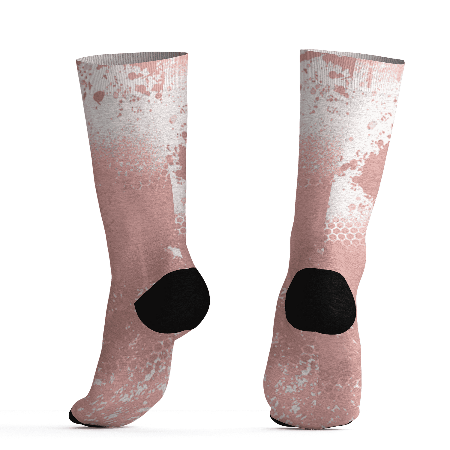 Low Legend Pink 11s Socks Match 23 Painted Graffiti - NastyJamz