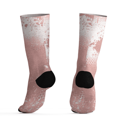 Low Legend Pink 11s Socks Match 23 Painted Graffiti - NastyJamz