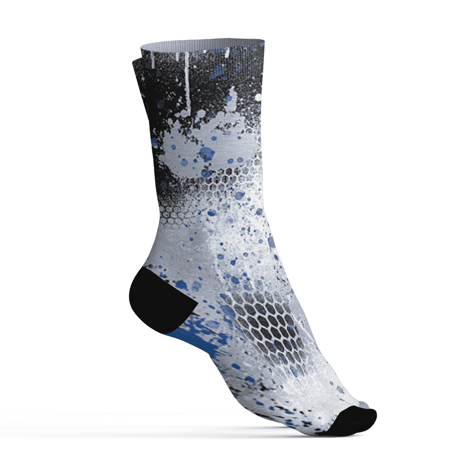 Low Space Jamz 11s Socks Match 23 Painted Graffiti - NastyJamz