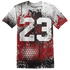 Retro Red Taxi 12s T Shirt Match 23 Painted Graffiti - NastyJamz