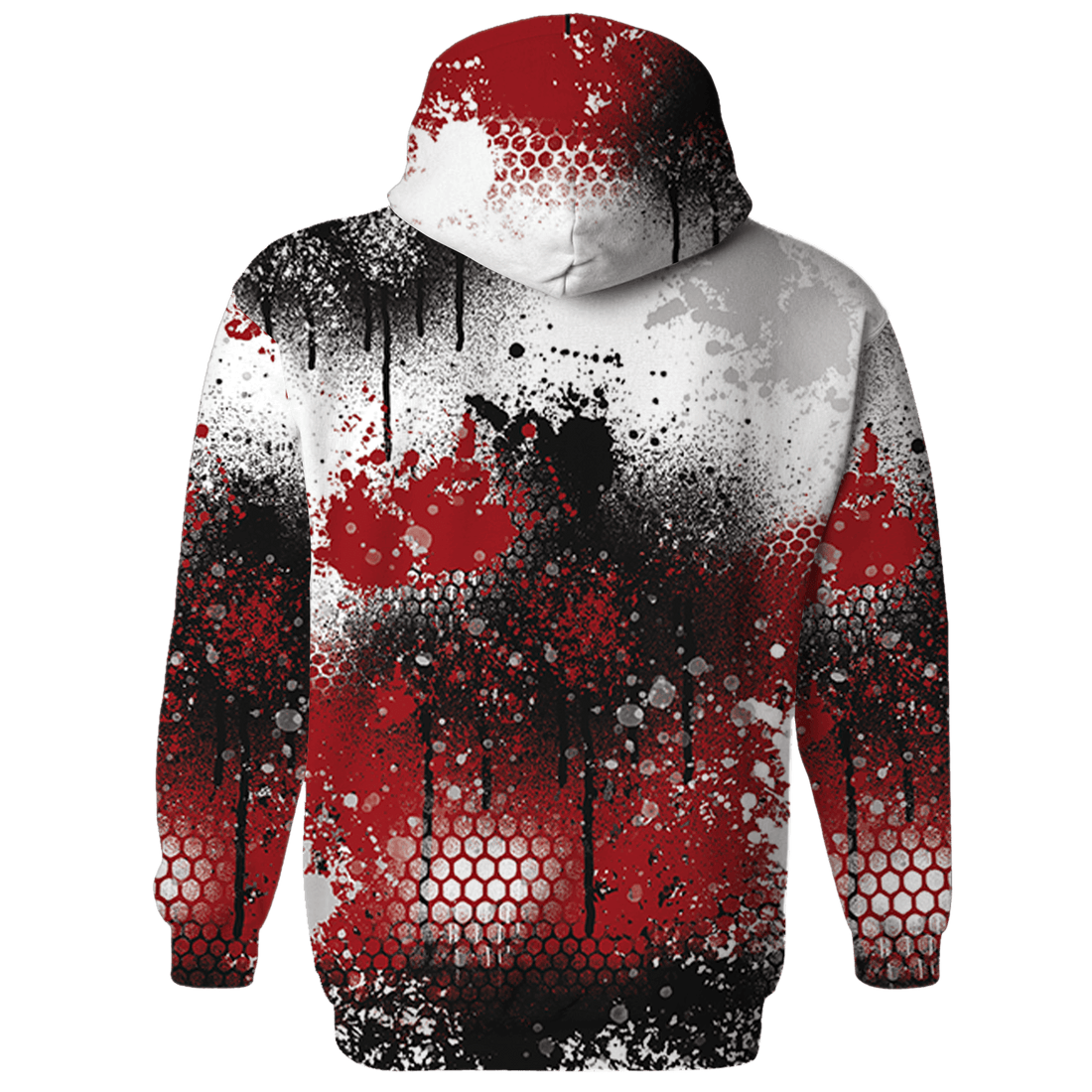 Retro Red Taxi 12s Sweatshirt Match 23 Painted Graffiti - NastyJamz