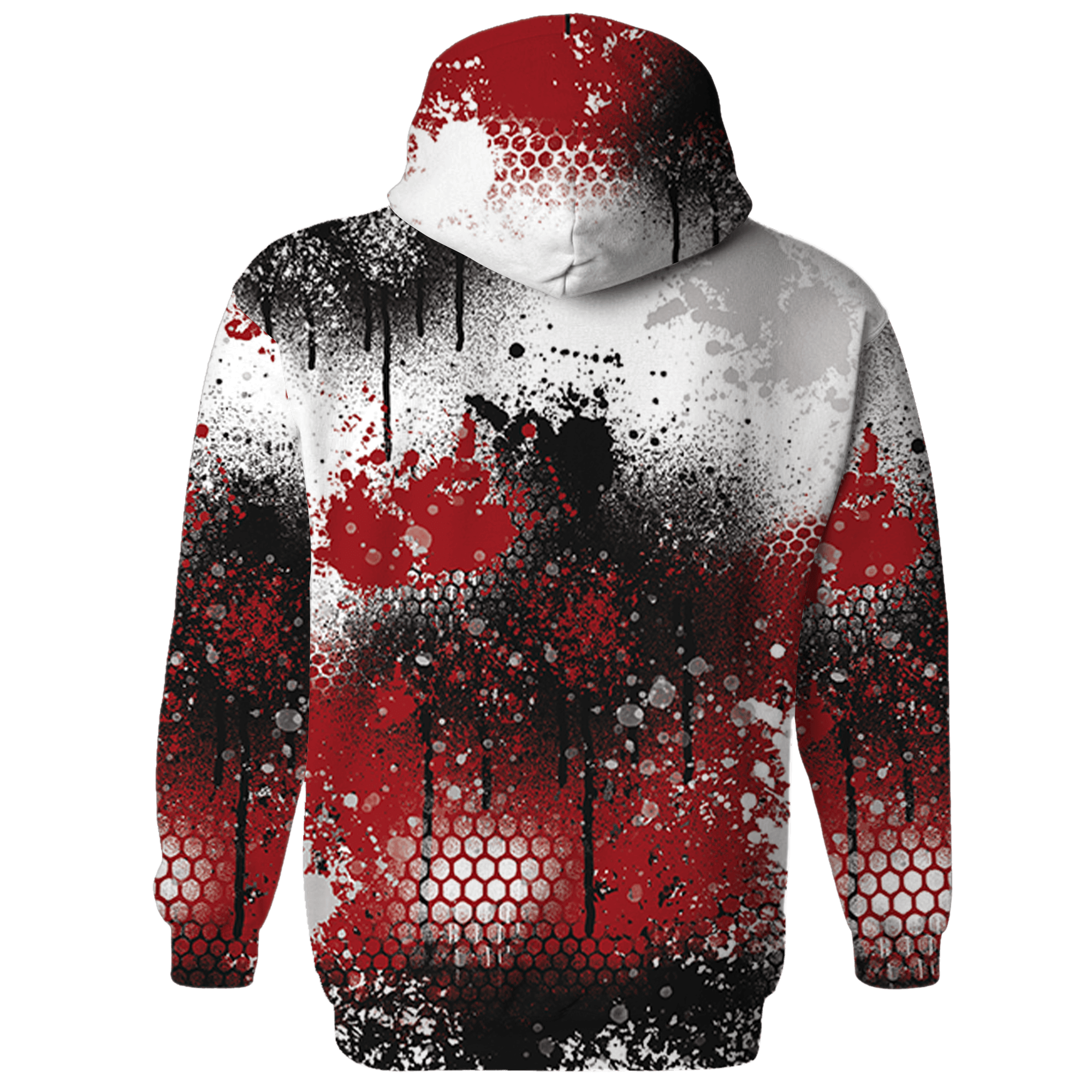 Retro Red Taxi 12s Sweatshirt Match 23 Painted Graffiti - NastyJamz