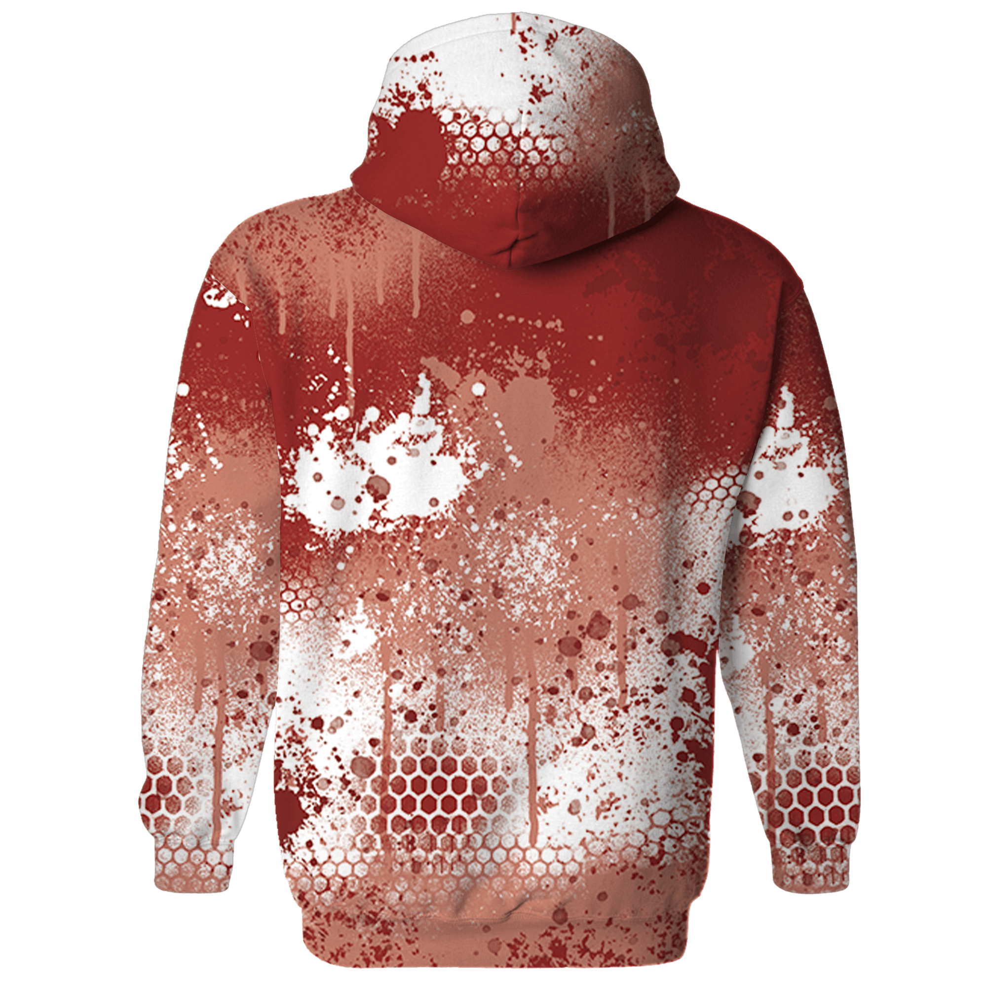 Dune Red 13s Hoodie Match 23 Painted Graffiti - NastyJamz