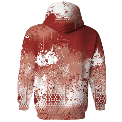 Dune Red 13s Hoodie Match 23 Painted Graffiti - NastyJamz