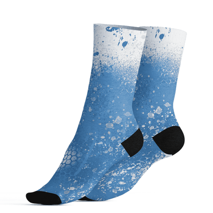 Carolina-Blue-Univercitii-17s-Socks-Match-23-Painted-Graffiti