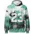 High OG Green Glow 1s Sweatshirt Match 23 Painted Graffiti - NastyJamz