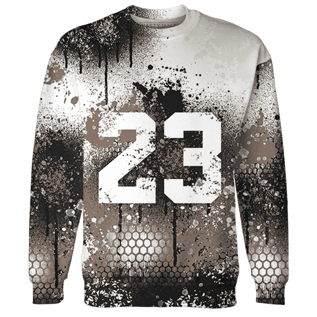 Low-Mocha-1s-Sweatshirt-Match-23-Painted-Graffiti