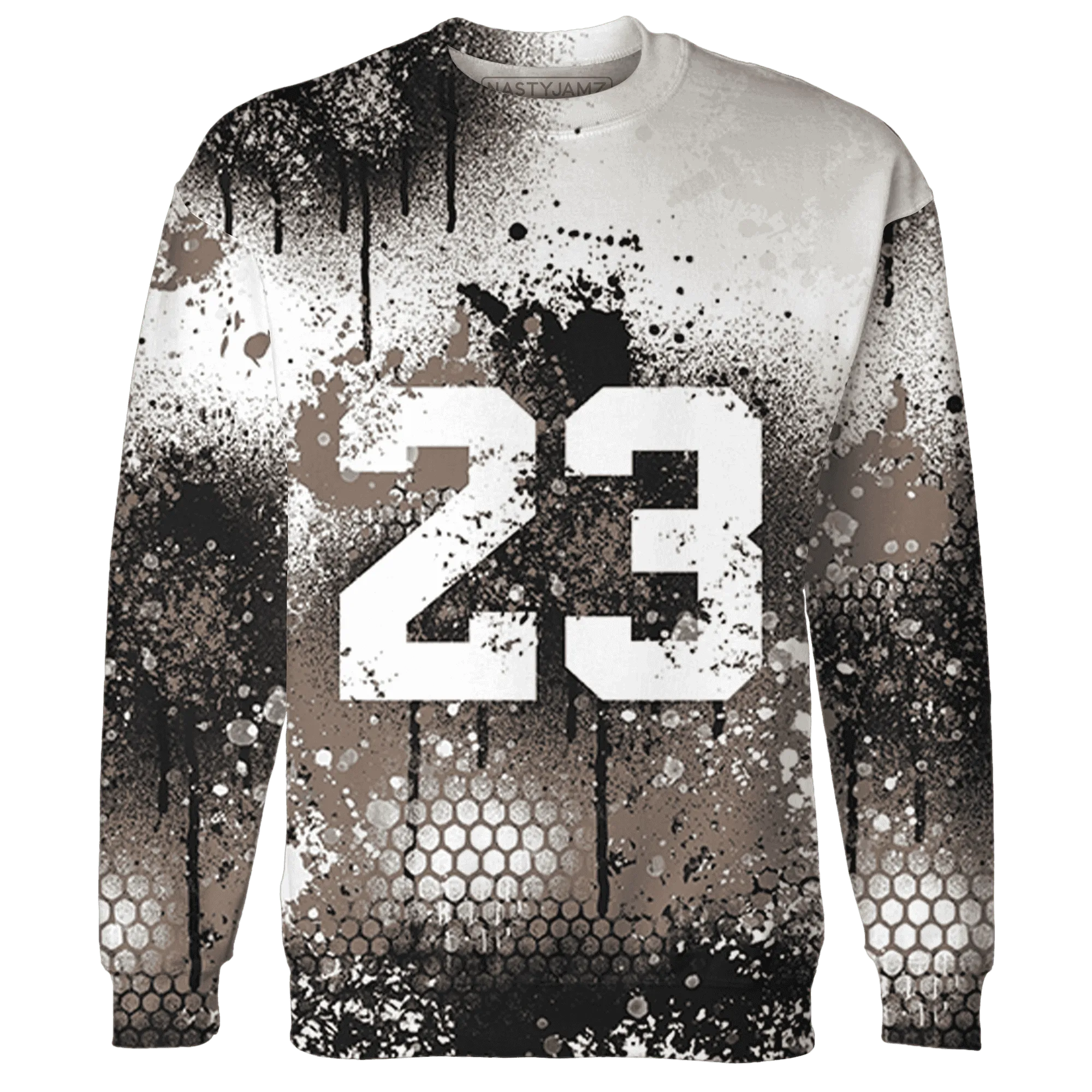 Low-Mocha-1s-Sweatshirt-Match-23-Painted-Graffiti