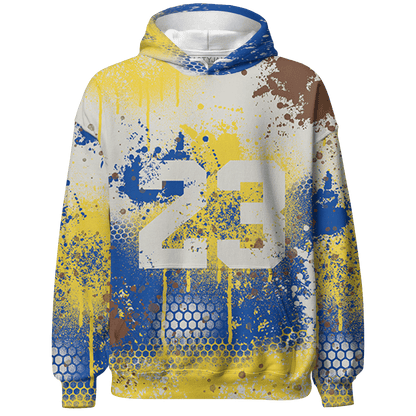 Low OG Canary TVSC 1s Hoodie Match 23 Painted Graffiti - NastyJamz