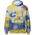 Low OG Canary TVSC 1s Hoodie Match 23 Painted Graffiti - NastyJamz