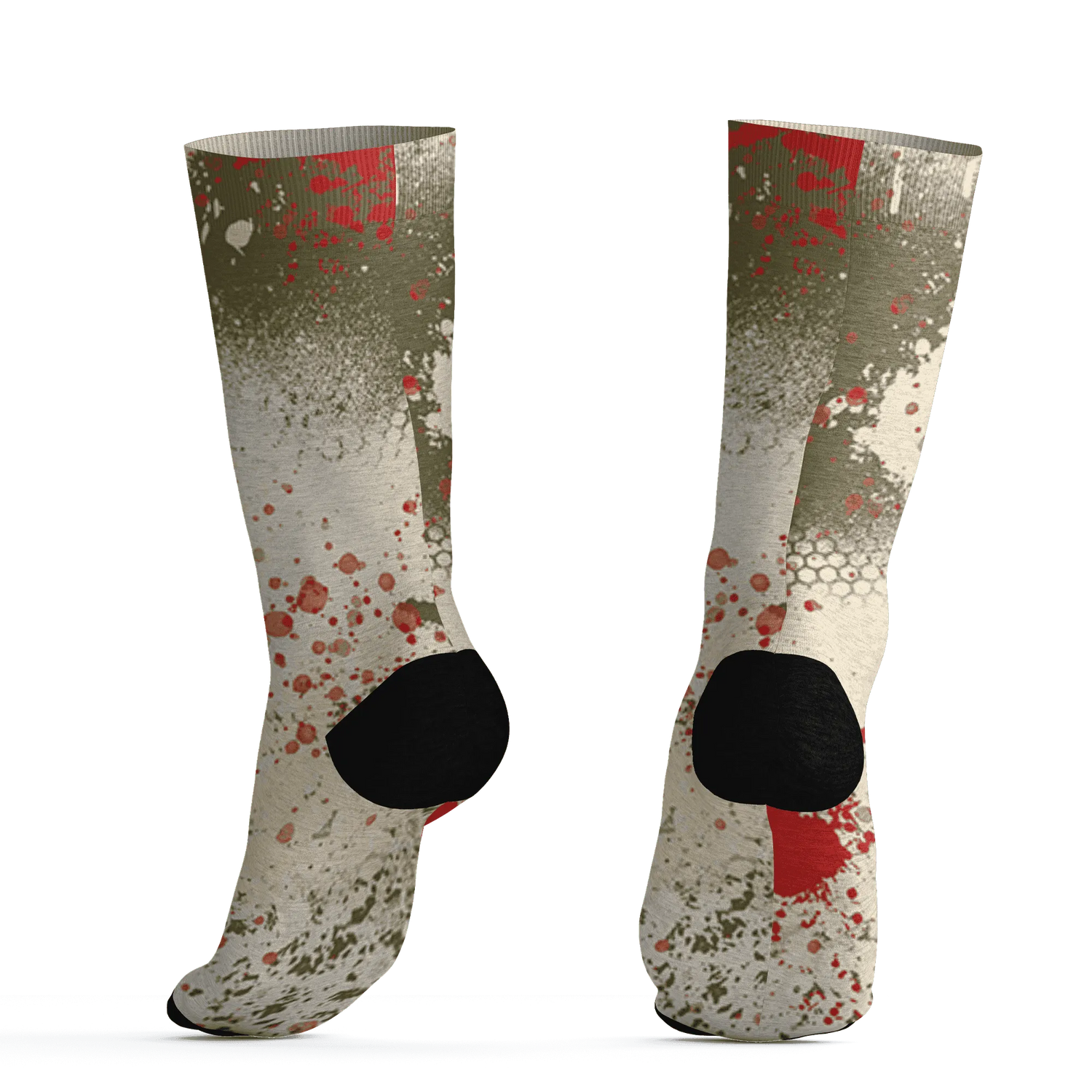 Medium-Olive-1s-Socks-Match-23-Painted-Graffiti