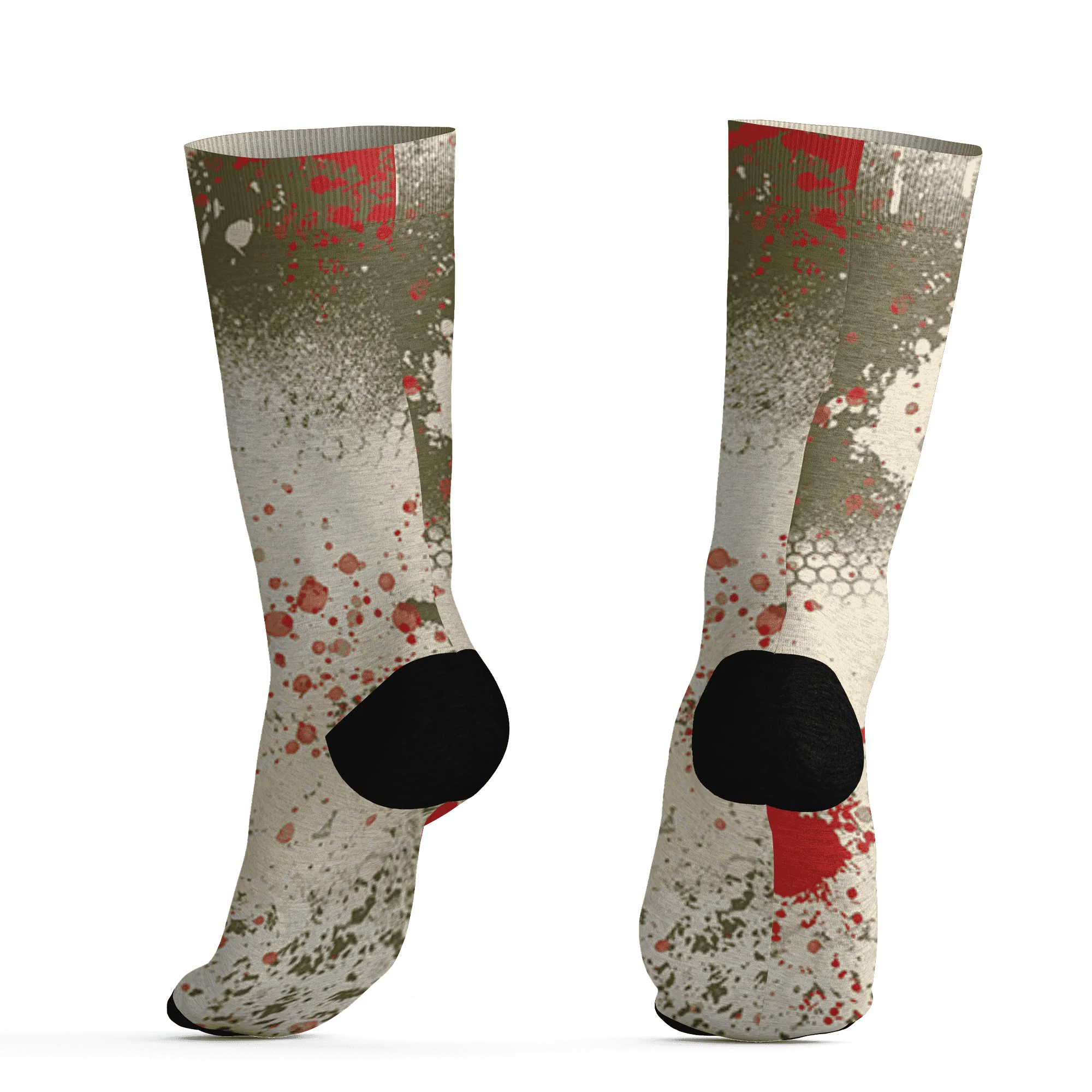 Medium-Olive-1s-Socks-Match-23-Painted-Graffiti