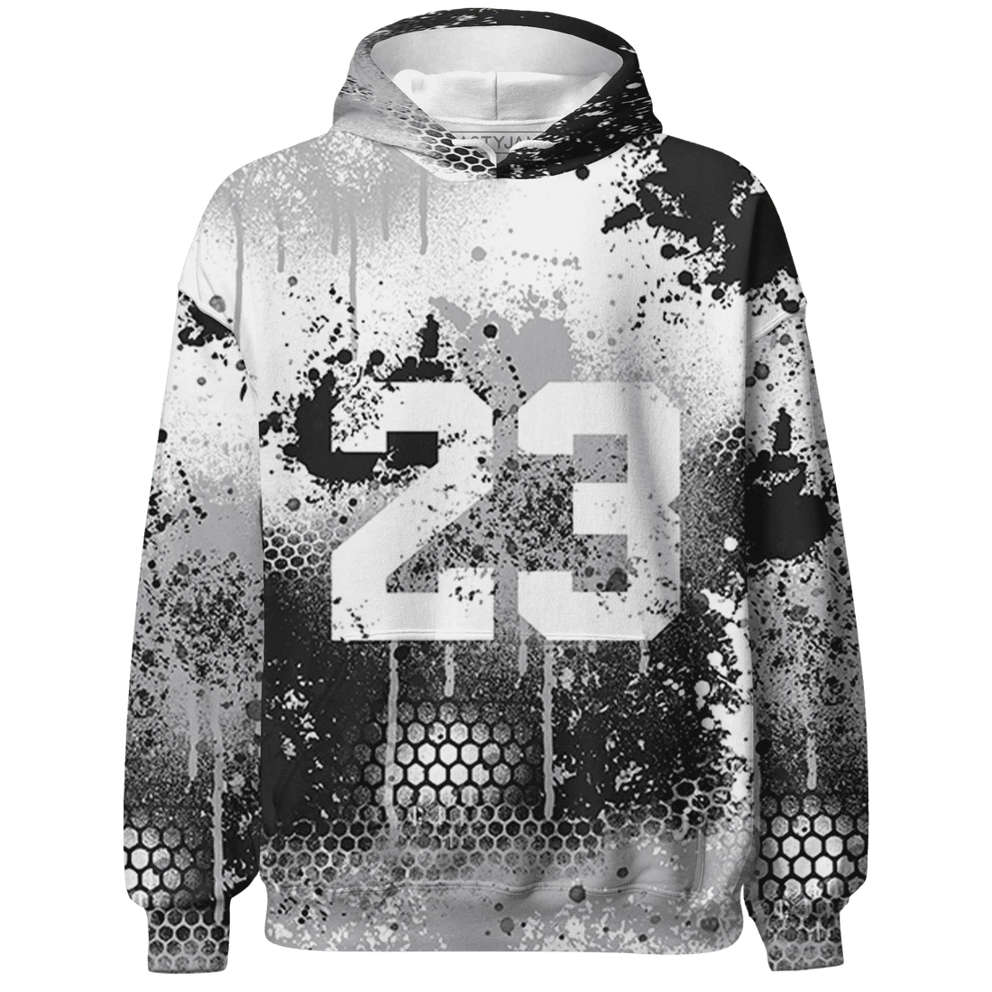 Wolf-Grey-1s-Hoodie-Match-23-Painted-Graffiti