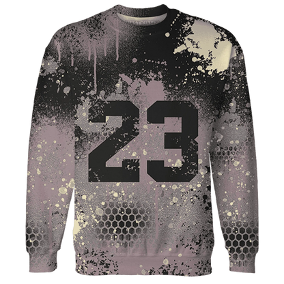 Black-Violet-Ore-3s-Sweatshirt-Match-23-Painted-Graffiti
