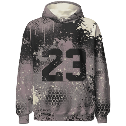 Black-Violet-Ore-3s-Hoodie-Match-23-Painted-Graffiti