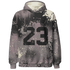 Black-Violet-Ore-3s-Hoodie-Match-23-Painted-Graffiti