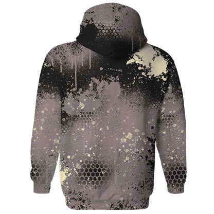Black-Violet-Ore-3s-Hoodie-Match-23-Painted-Graffiti